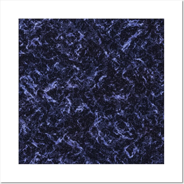 Sea of Indigo Blue (Pattern) Wall Art by John Uttley